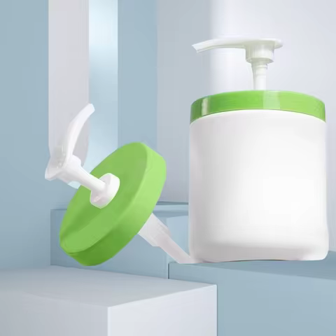 Pump Dispenser for Cetaphil Moisturising Cream 453g , Pump Head with Lid Compatible with Cetaphil Bo
