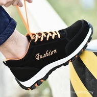 Fashion Safety Shoes For Men Women Work Shoes Anti-smash Anti-puncture Indestructible Shoes Protecti