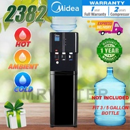 Midea Hot & Room & Cold 2382 Bottle Type Water Dispenser - Compressor Cooling - Floor Standing