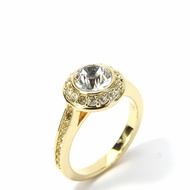 施華洛世奇金屬水晶戒指 [二手]