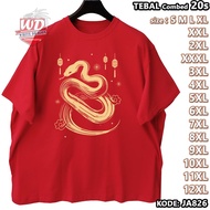 CHINESE NEW YEAR SNAKE T-SHIRT BIG SIZE CODE JA826 JUMBO 2XL 3XL 4XL 5XL 6XL 7XL 8XL 9XL 10XL 11XL 1