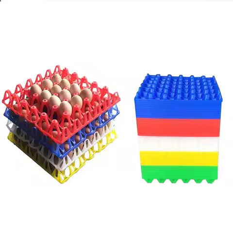 10 Pcs Plastic Egg Tray Egg Tray Long-Distance Transport Egg Tray Thickened Egg Tray Egg Turnover Bo