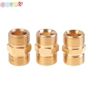 JKTH High Pressure Washer Hose Extension Connector Adapter Copper M22 14mm & 15mm