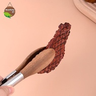 Nebaby Cooking Tongs, Walnut Wood Tongs, Cooking Tongs, Stainless Steel Non-Slip Walnut Salad Tongs,