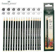 Faber-Castell 9000 Professional Graphite Sketch Pencil Set Box 12s Drawing F H HB B 2B 3B 4B 5B 6B 7