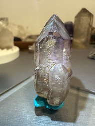 納米比亞紫幻影茶紫水晶 浮生城堡骸骨 晶中晶