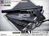 【BS靶心生存遊戲】KJ MK1魚骨加長版 華山製造 6mm CO2槍-KJCSMK1F
