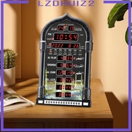 [Lzdhuiz2] Azan Clock Muslims Praying Clock Time Reminding Alarm Clock Digital Clock