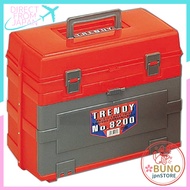 Meiho Chemical Industry Trendy No.8200 R Two-Tone Fishing Tackle Box - Durable and Stylish Organizer