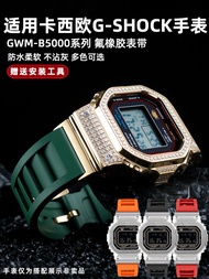 New Substitute Casio 35th Anniversary G-SHOCK Watch Strap GMW-B5000/GM-B2100D Fluorine Rubber Strap For Men