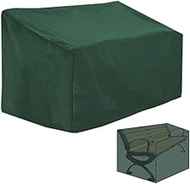 Typutomi Outdoor Bench Cover, 210D Waterproof 2-Seater Patio Seat Cover Lounge Deep Chair Cover Furn