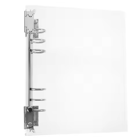 A5 Binder Clear Acrylic Notebook Cover Folder Shell Reusable Planner Covers For Shells Document Prot