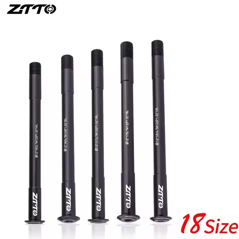 ZTTO MTB Bike 12mm 15mm Thru axle Road Bike Shaft Front Rear hub Skewers Wheel Axis Hub Shaft 15x100