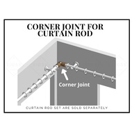 Wooden Curtain Corner Joint for 28mm diameter curtain rod (1 piece)
