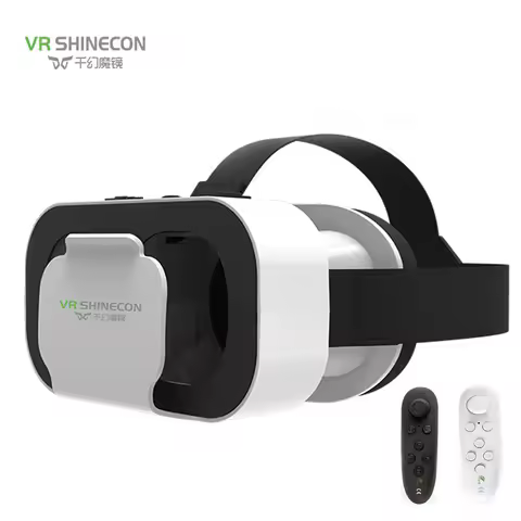 VR SHINECON BOX 5 Mini VR Glasses 3D Glasses Virtual Reality Glasses VR Headset For Google cardboard