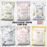 ❤ Siap 2 Hari ❤ Silly Goose Party Chip Bag/Birthday Goodies Bag/Silly Goose Gift Bag/Birthday Pack