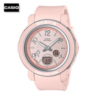 Velashop นาฬิกาข้อมือผู้หญิงคาสิโอ Casio Baby-G Standard Analog - Digital Ribbon Arabic series สายยา