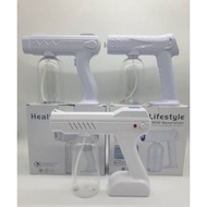 【Ready Stock】Handheld Wireless Atomizer Fogging Machine BlueLight Nano Spray Gun Disinfectant Spray Disinfection Gun