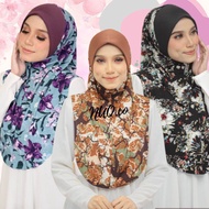 Tudung Sarung Sarima Hoor Printed Digital 5D (Size M)