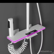 Household Set Shower Rain Shower Shower Sprinkler Atmosphere Light Shower Gun Gray Pressurized Di