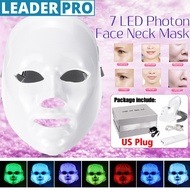 110V-220V Rejuvenation Whitening Facial Beauty Mask Skin 7 Color Light Treatment LED Light Photon Therapy Mask Skin Care Tools