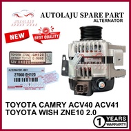 TOYOTA CAMRY ACV40 ACV41 2.0 2.4 WISH ZNE10 2.0 ALTERNATOR HIGH QUALITY 1 YEAR WARRANTY