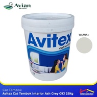 AVITEX CAT TEMBOK INTERIOR ASH GREY 093 25KG SELAMAT BERBELANJA