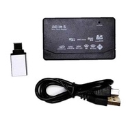 OTG Type C 轉接頭 + 讀卡器 六合一 可接駁手機