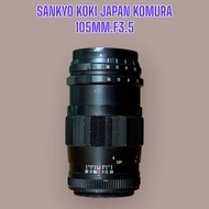 SANKYO KOKI JAPAN KOMURA 105MM.F3.5 M42 MOUNT
