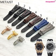 Hot-selling Adapt to Aibi AP   Strap 28MM Folding Bule Cowhide Strap Watch Accessories   Strap Men's 0428