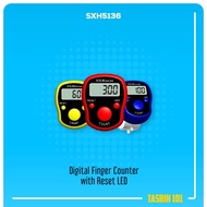SXH5136 LCD Display LED Count Reset Finger Counter Tasbih Digital