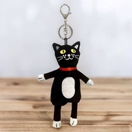 欠揍貓/黑貓絨毛零錢包吊飾/耳機包 酷樂村 現貨販售