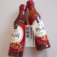 1 Bottle Free Shipping Korea Qingjingyuan Anchovy Sauce Red Label Fish Sauce 500g Authentic Kimchi S