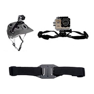Gopro strap to bicycle helmet