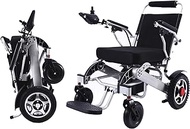 Adult Folding Electric Powered Wheelchair Lightweight Portable Smart Chair Personal Mobility Scooter Wheelchair - Weighs Only 58 Lbs with Battery - Supports 33 Lb