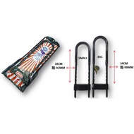 Motor Lock Motorcycle Lock U shape Lock Motor Fingerprint Lock For Motorcycle Warehouse Gate Lock
