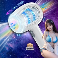 Automatic Male Masturbator Adult Sex Toy for Men Handheld Thrusting Vibrating Masturbation Cup Sex Tools Machines Pocket Pussy Penis Vibrator 飞机杯男自慰器