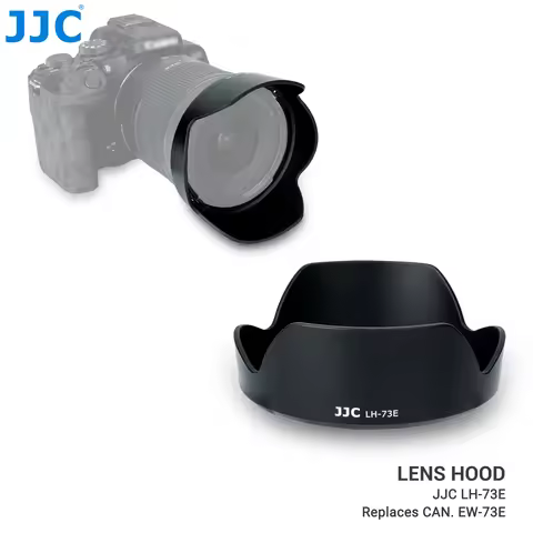 JJC LH-73E Lens Hood for Canon RF 15-30mm F4.5-6.3 IS STM Lens Replaces Canon EW-73E Lens Hood Matte