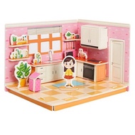 Children's Home Toys 3D craft Toys, 3D Foam puzzle Toys Stacking House House House