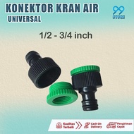 Tap Adapter Konektor 1/2 3/4 Drat dalam untuk Quick Connect SELANG AIR COD