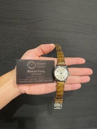 🤗市場少有二手 銀白色面 黑色操兵字 三針日曆款式 自動機械錶 跟摺疊扣 萬國 IWC PILOT AUTOMATIC 36 324007