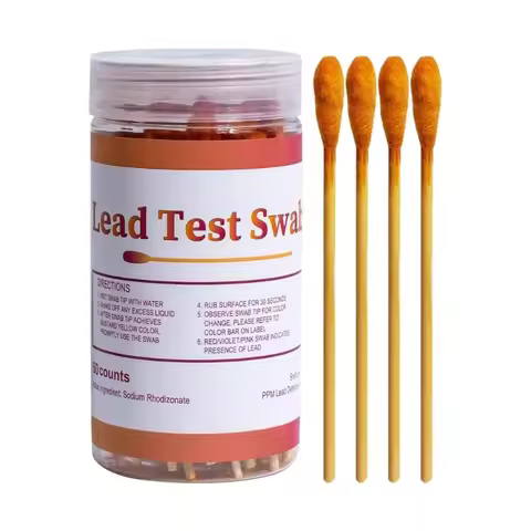 Instant Lead Test Lead Test Swabs Sensitive Rapid Home Lead Testing Swabs for Painted Metal Dishes 6