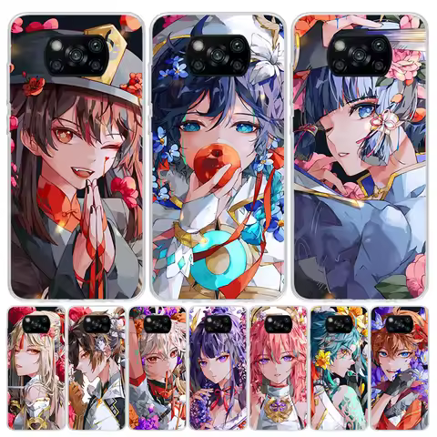 Genshin Impact Raiden Shogun Baal Case Phone Cover for Xiaomi Redmi Note 10 9 9S 8 8T 7 5 Pro Mi 12T