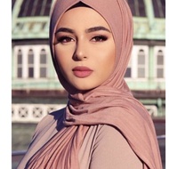 HOT ITEM BEST DESIGN shawl cotton stok shawl jersey berinapirasikan syatilla shawl cotton