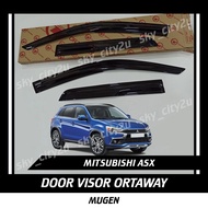 Mitsubishi ASX Door Visor Mugen Mit ASX 2010 2011 2012 2013 2014 2015 2016 2017 2018 2019 2020 2021 