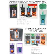 Winjoin K07/K08 Pro/A39 - Karaoke LED Bluetooth FM Radio USb Kts Portable Wireless Speaker with Mic 