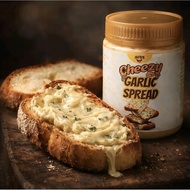 AUMM Cheezy Garlic Spread | Creamy Cheese Garlic Spread | Sapu Roti, Garlic Bread