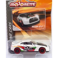 Majorette Nissan GT-R R35-MJT-White Color /Wheels D6CSR /scale 1/61 (3 inches) Package with Card