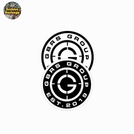 GBRS Group Gear rounded sticker