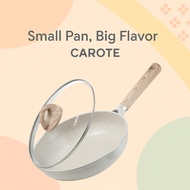 CAROTE 20cm Nonstick Frying Pan with Lid | Induction Compatible | Compact Cookware